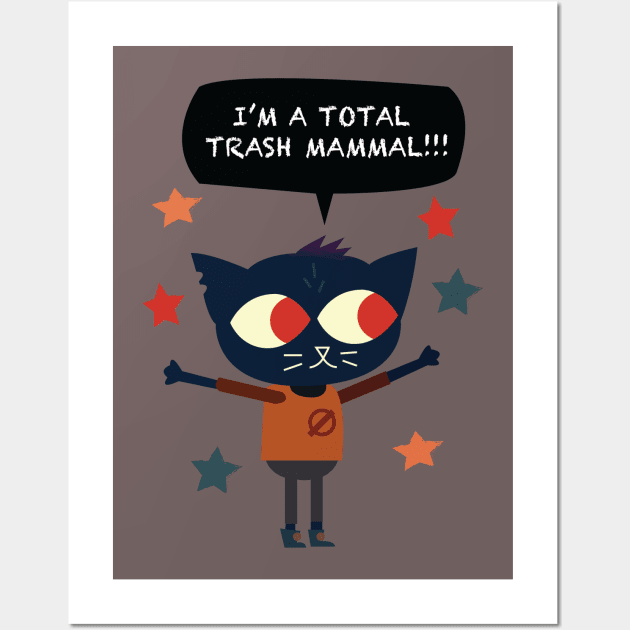 Trash Mammal - Night in the Woods Wall Art by RenYi